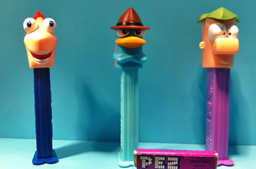 Phineas and Ferb PEZ