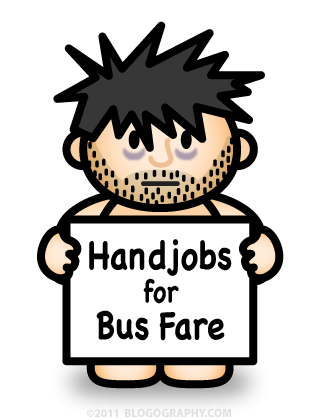 DAVETOON: Will Give Handjobs for Bus Fare