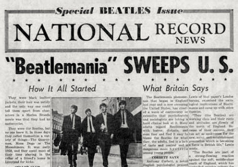 Headline 1964 Beatles in America