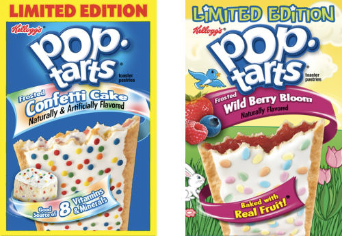 New Pop Tarts: Confetti Cake and Wild Berry Bloom!