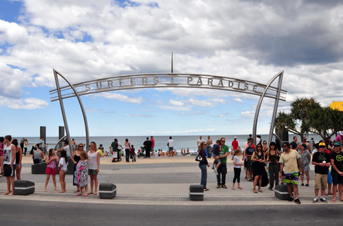 Surfers Paradise Sign