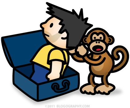 DAVETOON: Bad Monkey is Packing Lil' Dave into a Suitcase