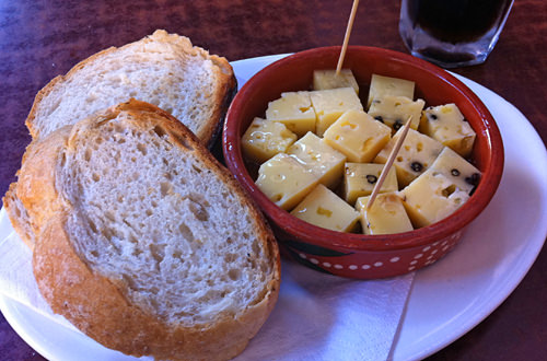 Marinated Pepper Cheese & Bread!