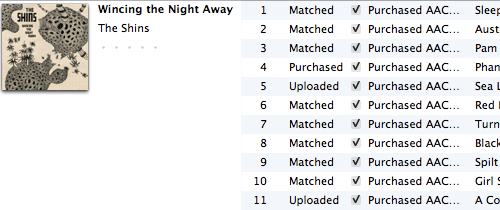 PURCHASED files from the same album MATCHED AND PURCHASED AND UPLOADED?!?