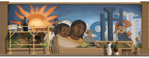 Diego Rivera Google Doodle