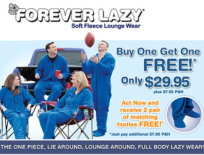 Forever Lazy Jumper Commercial