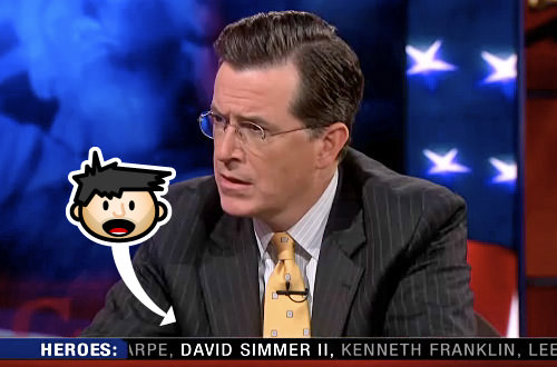 I'm a Colbert Hero!