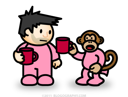 DAVETOON: Lil' Dave and Bad Monkey are Forever Lazy