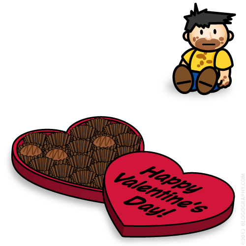 DAVETOON: Lil' Dave Ate All Your Valentine Chocolates...