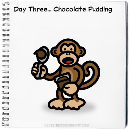 Bad Monkey and Chocolate Pudding