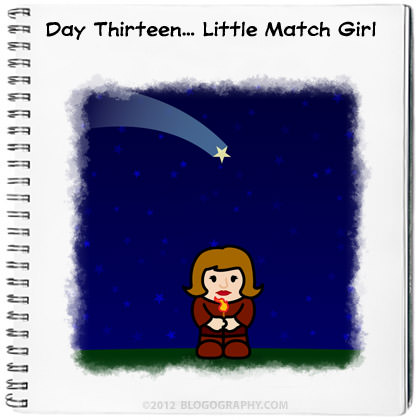 Little Match Girl Under a Falling Star