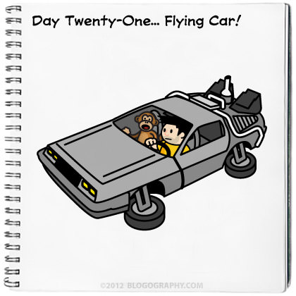 Flying DeLorean