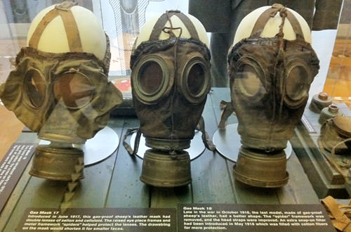 Exhibit Hall Gas Masks