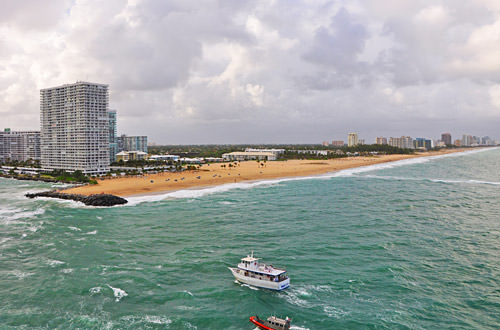 Passing Ft. Lauderdale Beach