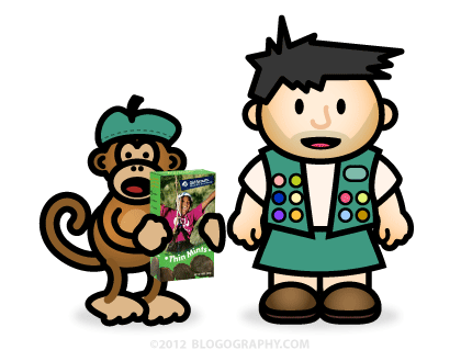Lil' Dave and Bad Monkey sell Girl Scout Cookies!