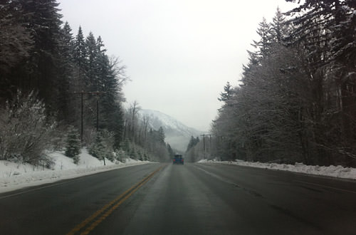 Driving Over Stevens Pass