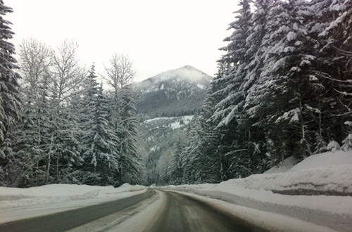 Driving Over Stevens Pass