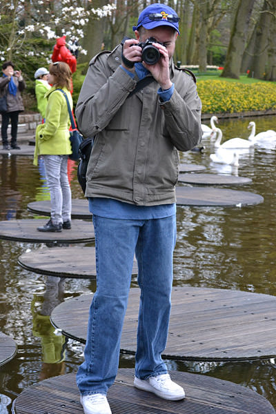 Dave Floating at the Keukenhof!