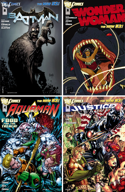 The New 52 Comic Book Covers