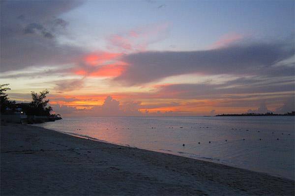 Sunset in the Bahamas