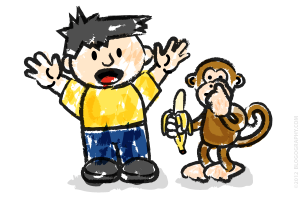 Lil' Dave and Bad Monkey Sketch