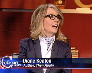 Keaton High on Colbert?