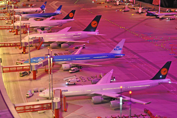 Miniatur Wunderland Dawn at the Airport