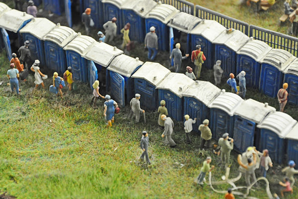 Miniatur Wunderland Porta-Potties!