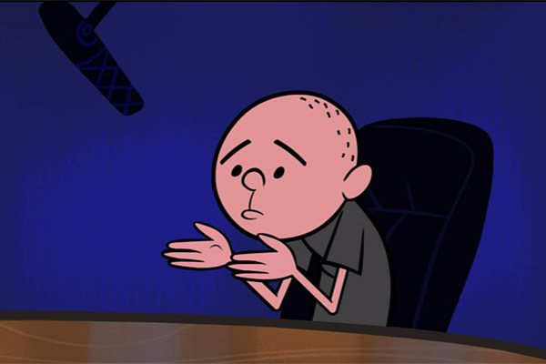 Animated Karl Pilkington