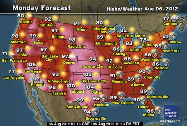 Scorcher Weater Map