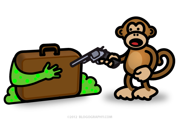 Bad Monkey Suitcase Trouble