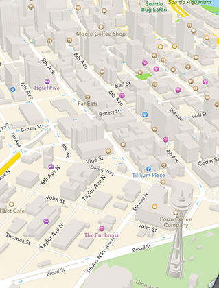 Maps Seattle Geometry