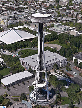 Maps Space Needle