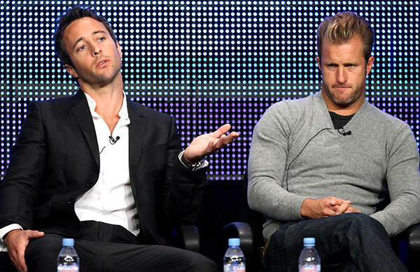 Alex O'Laughlin and Scott Caan