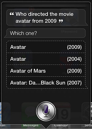 Siri on Avatar