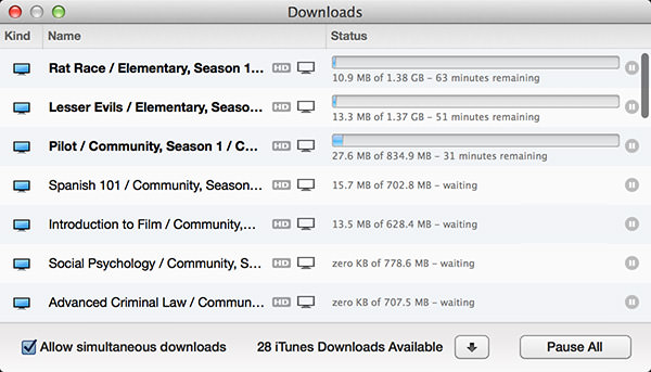 ITunes forced Downloads