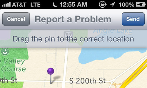 Apple Maps Fixing Bad Location