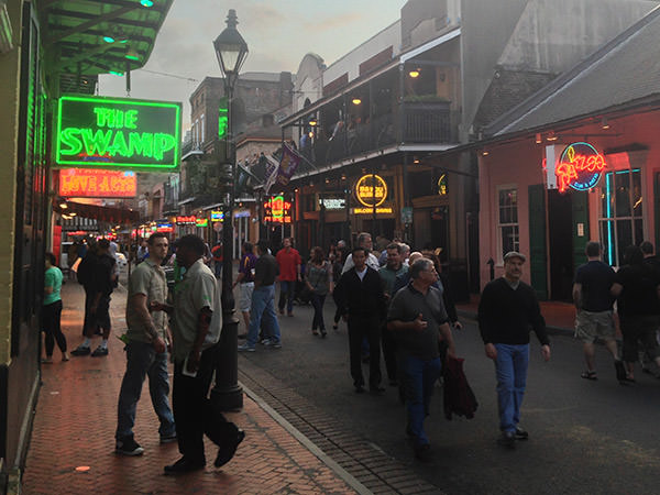 Bourbon Street at Dusk