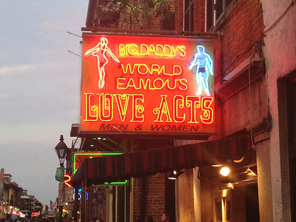 Bourbon Street Famous Love Acts