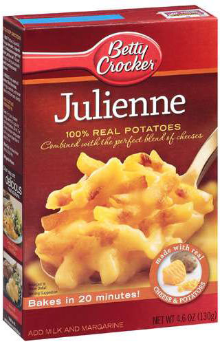 Julienne Potatoes Box