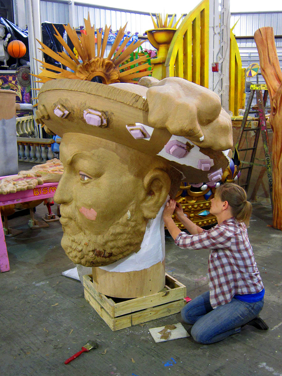 Mardi Gras World Worker