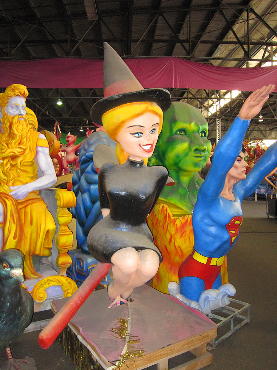 Mardi Gras World Props