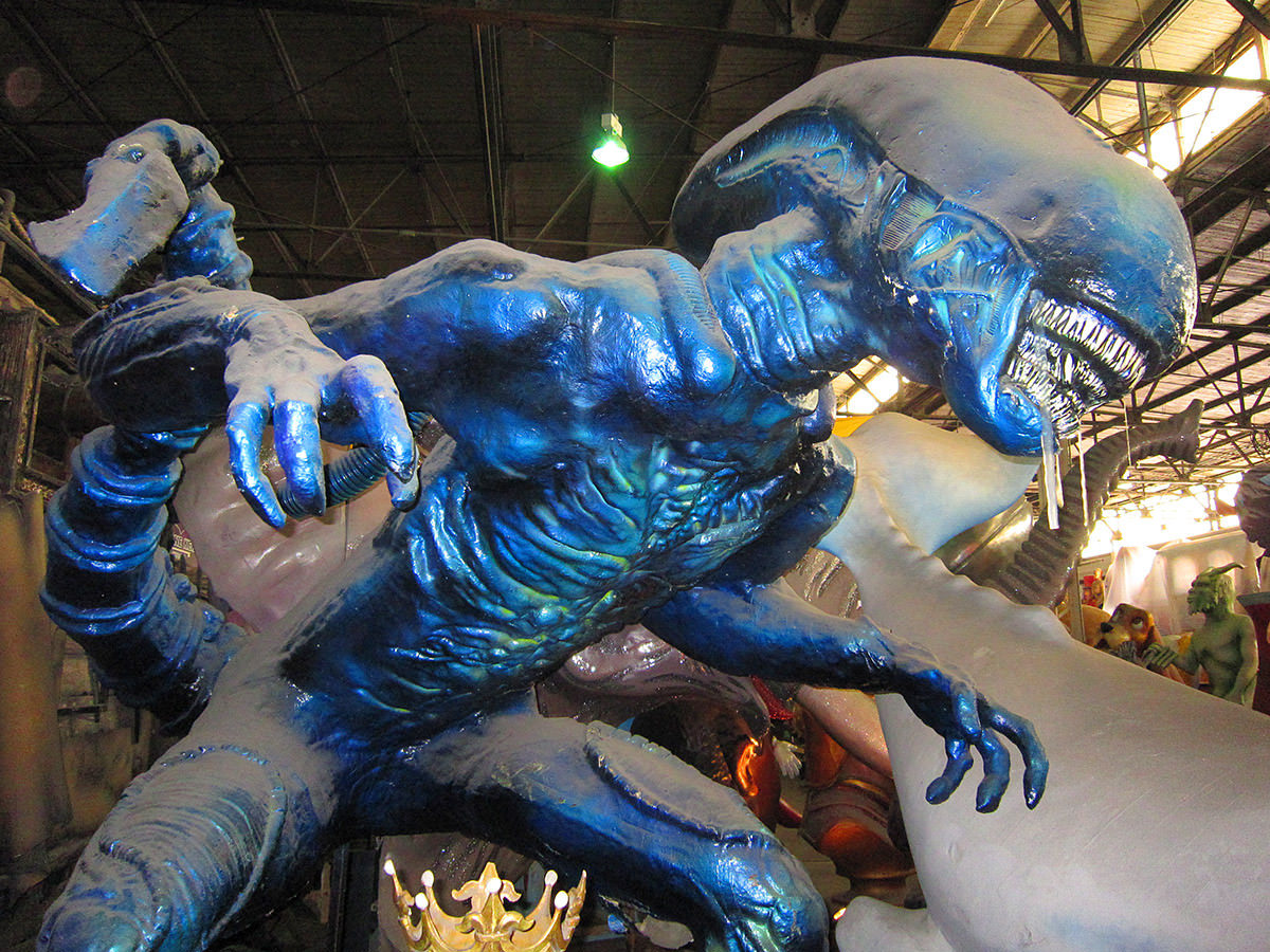 Mardi Gras World ALIEN Prop