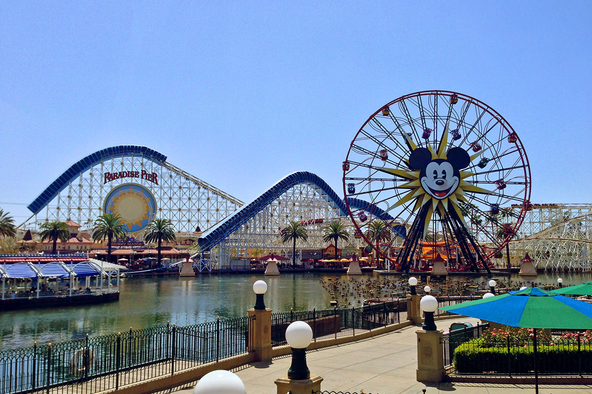 Paradise Pier and Mickey's Fun Wheel