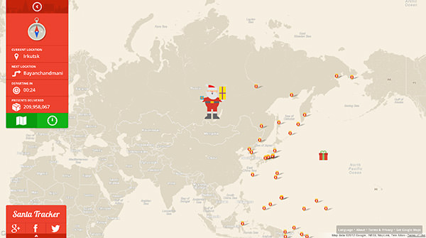 Google Santa Tracker