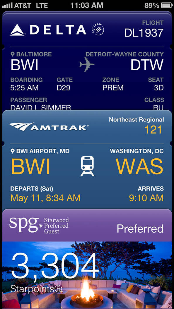 iPhone Passbook