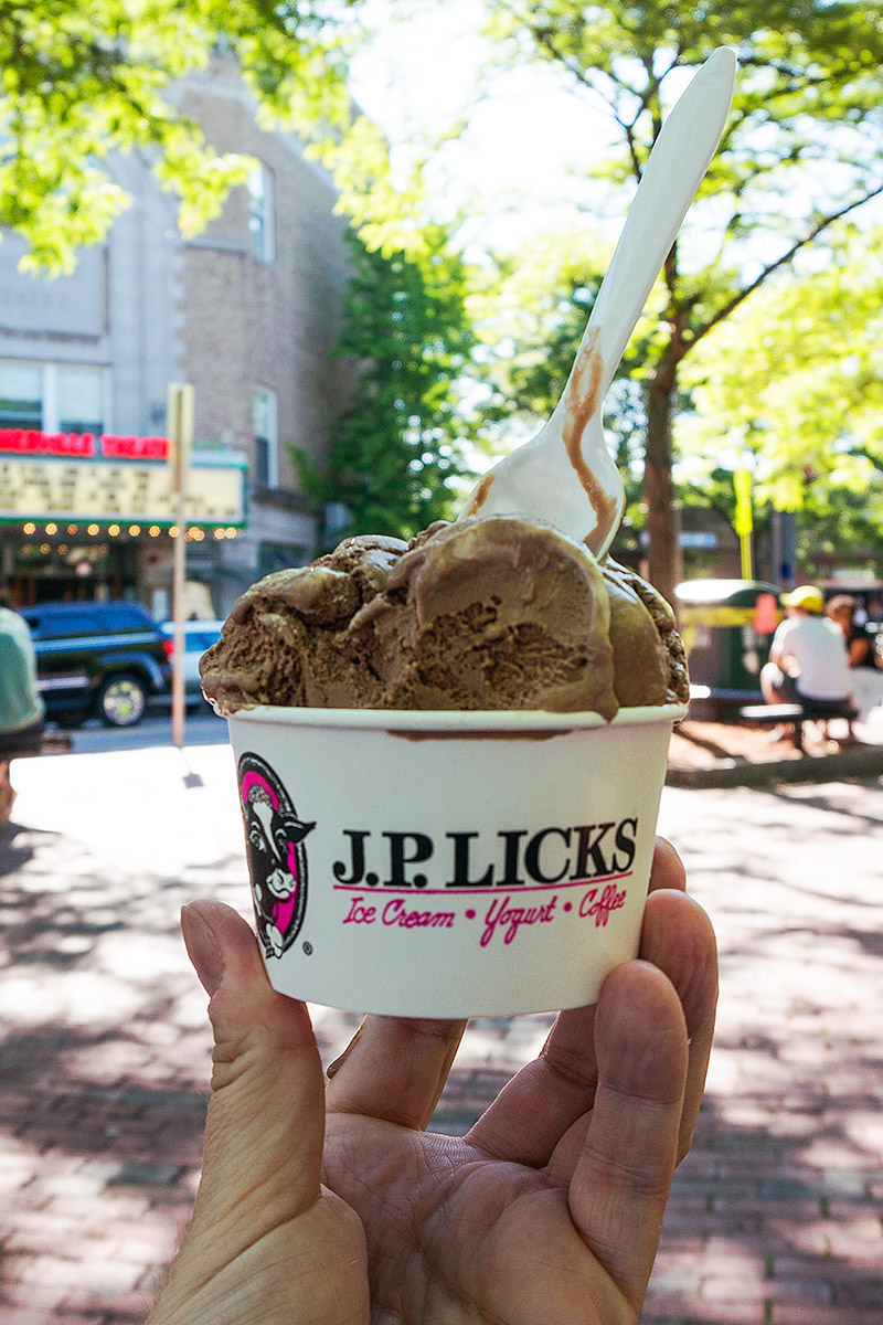 Chocolate Ice Cream at J.P. Licks