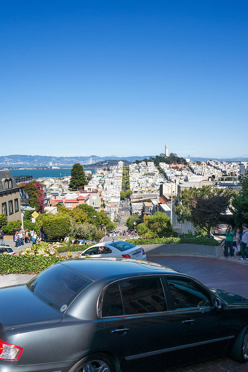 Lombard Street Looking Down