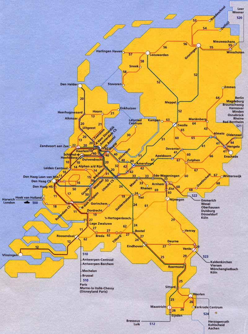 Netherlands Rail Network