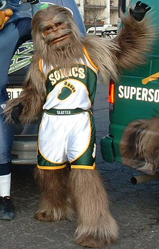 Sonics Squatch Mascot